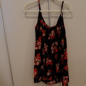 Staccato Floral Print Dress